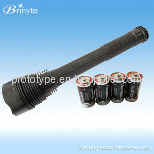 Led Cnc Processing Custom Flashlight Shell
